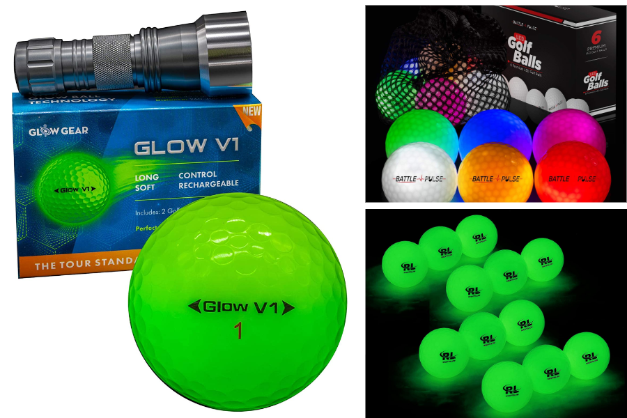 Glow in the Dark Golf Balls, GlowGear, BattlePulse, and R&L